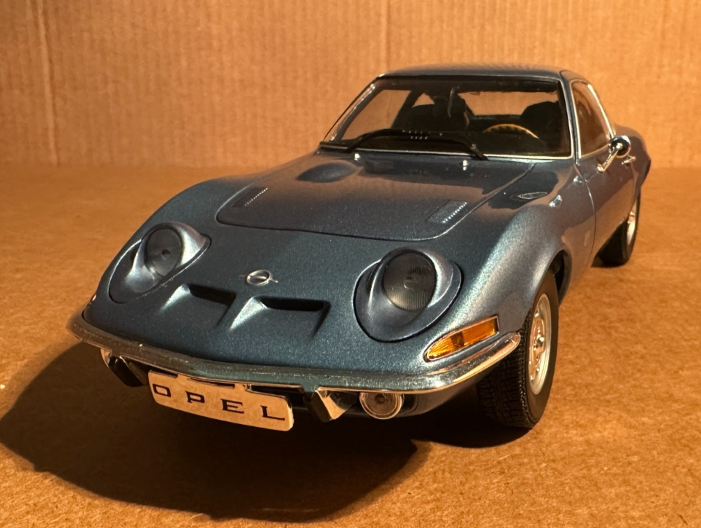 Minichamps 1/18 Scale 1968 Opel GT. Coupe, Metallic Blue | eBay
