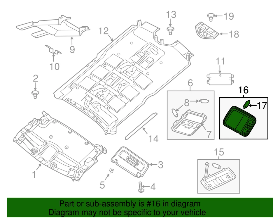 Подлинный Nissan 2012-2021 Nissan NV3500 - грузовой фонарь 26410-1PA0B - Изображение 2 из 2