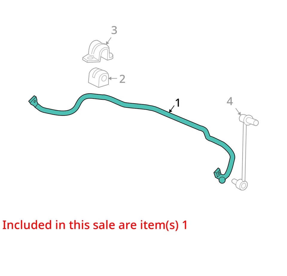 2006 Chevrolet Uplander FWD Front Stabilizer Bar OEM 107K Miles - LKQ402420254 - Image 4 of 4