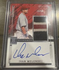 2024 Panini Impeccable Ivan Melendez Elegance Patch Auto #78/99 Diamondbacks 