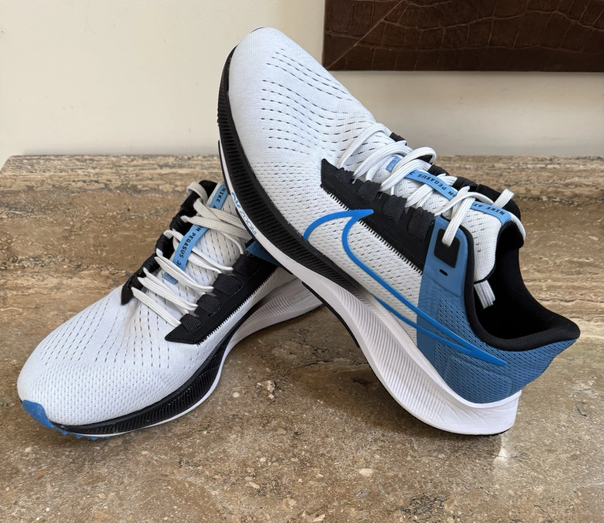 Nike Air Zoom Pegasus 38 Pure Platinum Photo Blue for Sale  display picture 3