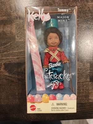 VINTAGE 2001 MATTEL BARBIE KELLY NUTCRACKER TOMMY AS MAJOR MINT #53453
