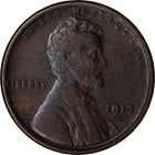 1913 S 1c Lincoln Wheat Cent ~ VF Details