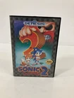 Sega Genesis Sonic The Hedgehog 2 Game Cartridge & Box