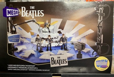 Mega Building Blocks- The Beatles On Ed Sullivan With Lighting (New In Open Box)