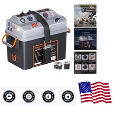 Durable Marine Battery Box For 12v24v Trolling Motors With Circuit Protection Durable Marine Battery Box For 12v24v Trolling Motors With Circuit Protection