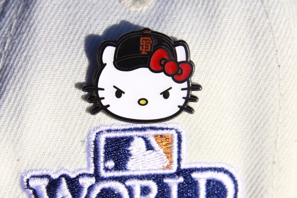 Hello Kitty x SF Giants Pin San Francisco Enamel Pin Bay Area