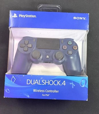 Brand New Sony DualShock 4 Wireless Controller - Midnight Blue - PlayStation 4