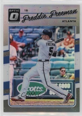 2017 Panini Donruss Optic Black Prizm 14/25 Freddie Freeman #69 9v7