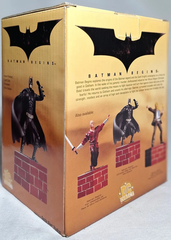 DC Direct Batman Begins Christian Bale Mini-Statue, Gentle Giant Studios, NIB - Image 3 of 4