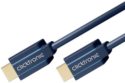 3x 3m Clicktronic Casual High Speed HDMI Kabel mit Ethernet (4K Ultra HD, 3D-TV,