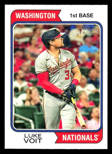 2023 Topps Heritage #256 Luke Voit | Baseball Card