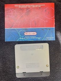 Nintendo Virtual Boy Galactic Pinball Authentic Game + Manual + Dust Cover
