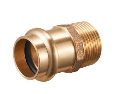 Pressfitting Kupfer Übergang Außengewinde V-Kontur passt zu Viega 22mmx3/4 Zoll