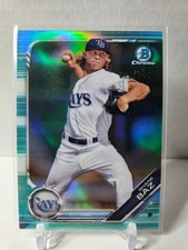 2019 Bowman Chrome Aqua Refractor /125 Shane Baz #BCP-117