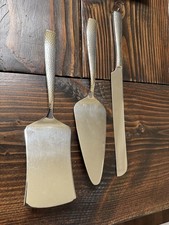 Hudson Essentials Hammered 18/10 Stainless Steel Hostess Serving Utensil Set (3)