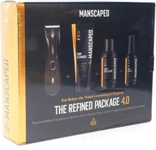 Manscaped The Refined Package 4.0 Rechargeable Men's Shaver Kit - SEALED