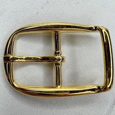 Vintage Gold Tone Simple Basic Belt Buckle for up to 1 Inch Belt