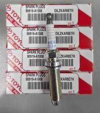 90919A1008 Genuine Toyota Spark Plugs Set of 4 90919-A1008 9091901303