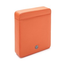 Rapport London Via Leather Two-Watch Slipcase (Orange) - D420