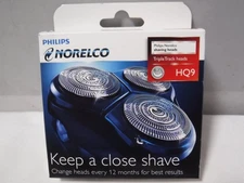 3pcs Replacement Shaver Heads Shaver Blades for Philips Norelco HQ9 Triple Track