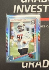2025 Panini Optic Walter Nolan Rated Rookie Silver Holo Prizm #276 Arizona Cards