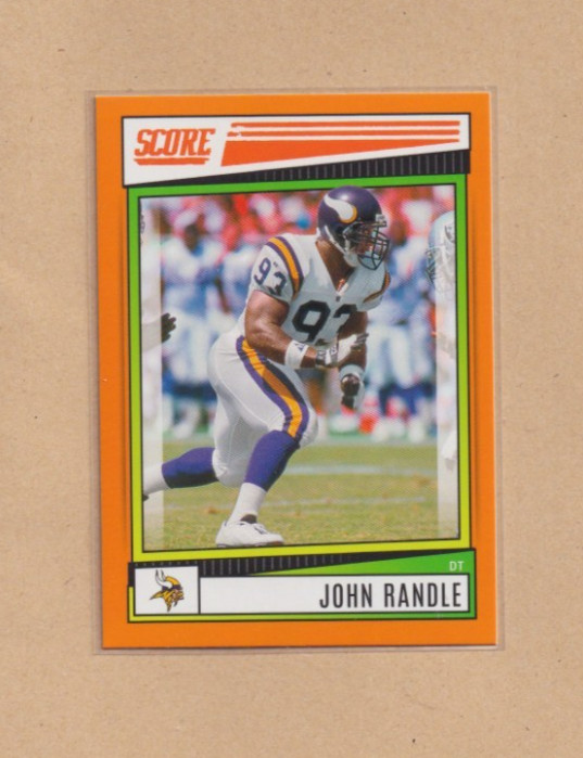 2022 Score - John Randle #112 Orange Minnesota Vikings