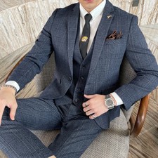 3-Piece Suit for Men - Stylish Business Casual Suit Vest And Trousers Set