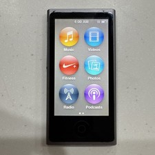 Apple iPod nano 7th Generation Space Gray (16 GB) for sale online