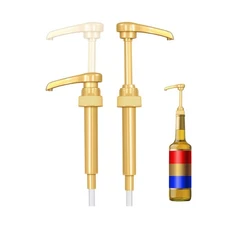 2 Pack Fresh Finest Coffee Syrup Pump Dispenser, Syrup Pump is Compatible wit...