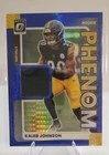 2025 Donruss Optic Kaleb Johnson Blue Hyper (RAW)