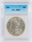 1887 Morgan Silver Dollar ICG MS65 S$1 Philadelphia Minted No Reserve