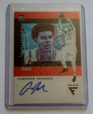 2019-20 Panini Chronicles Flux Cameron Johnson Auto RC Red Prizm #FR-CJ0
