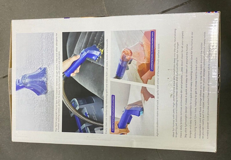 Tower AquaJet Plus Spot Pro Carpet Cleaner Brand New Sealed eBay