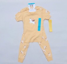 Toddler Unicorn Pajamas Pekkle 100 Cotton 3 Piece Sets in 4T 5 - NWT