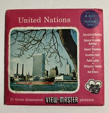 View-Master - UNITED NATIONS - A651 - 3 Reel Set Booklet 3