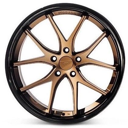 20" FERRADA FR2 MATTE BRONZE CONCAVE WHEELS FOR MASERATI GHIBLI 2014-PRESENT