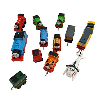 Thomas the Train & Friends Lot of 12 Misc Gold Thomas Percy Harold Nia Annie