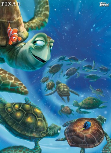TOPPS DISNEY COLLECT - DIGITAL - FINDING NEMO - OCEANIC PORTRAITS - MASTER SET - Picture 9 of 11
