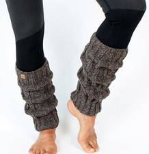 gefütterte Beinstulpen Handarbeit aus Nepal 100% Schafswollle