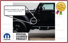 2x 2007-2018 Jeep Wrangler Unlimited Fender Logo Jk Side Decals Silver Sj3y4 2x 2007-2018 Jeep Wrangler Unlimited Fender Logo Jk Side Decals Silver Sj3y4
