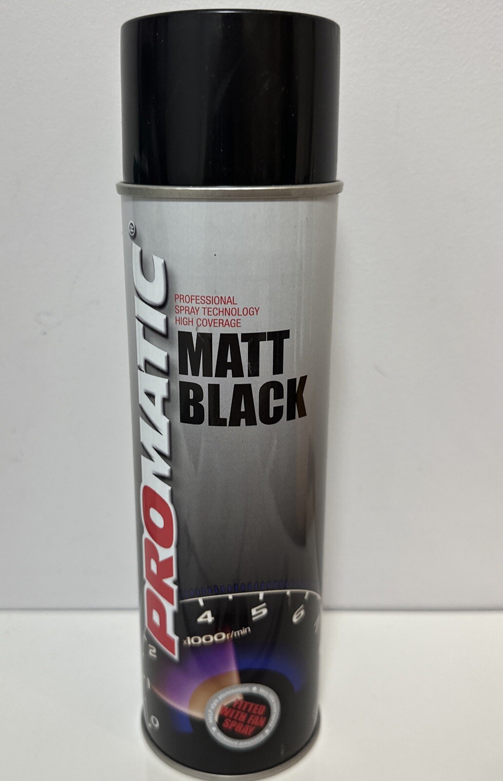 1 x Promatic MB500 Matt Black Spray Paint 500ml - Image 4
