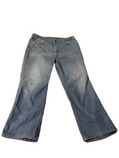 Levis Jeans Mens 40x32 Brown Tab, Vintage 90s Made in USA Light Wash