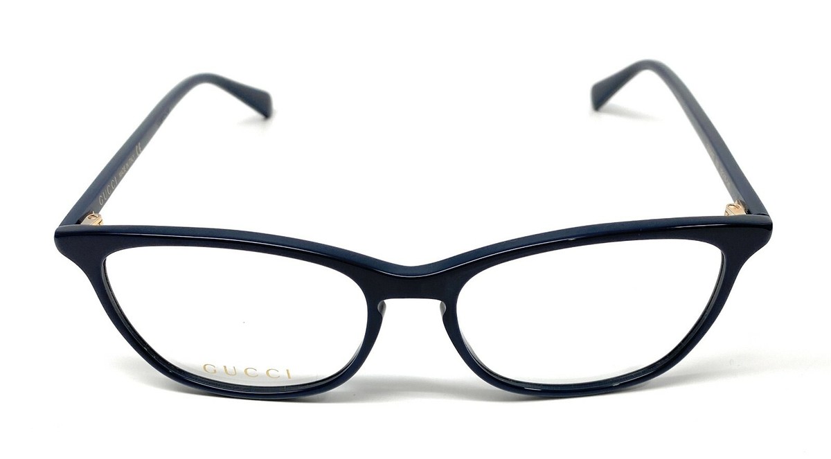 Gucci GG0549O 003 Square Blue Women's Eyeglasses Frame 52 mm