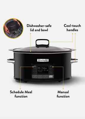Crock-Pot TimeSelect 5,9 Quart Schongarer programmierbar digital CSC093 - NEU -