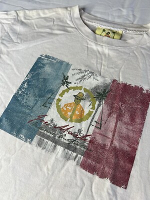 Joe Marlin Men Vintage 70 s-80 s T-Shirt Large White Logo Short Sleeve *rare*
