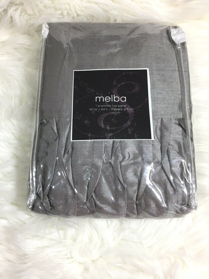 One Softline Melba 灰色索环上衣单窗帘面板 55 x 84 — 第 2/4 张图片