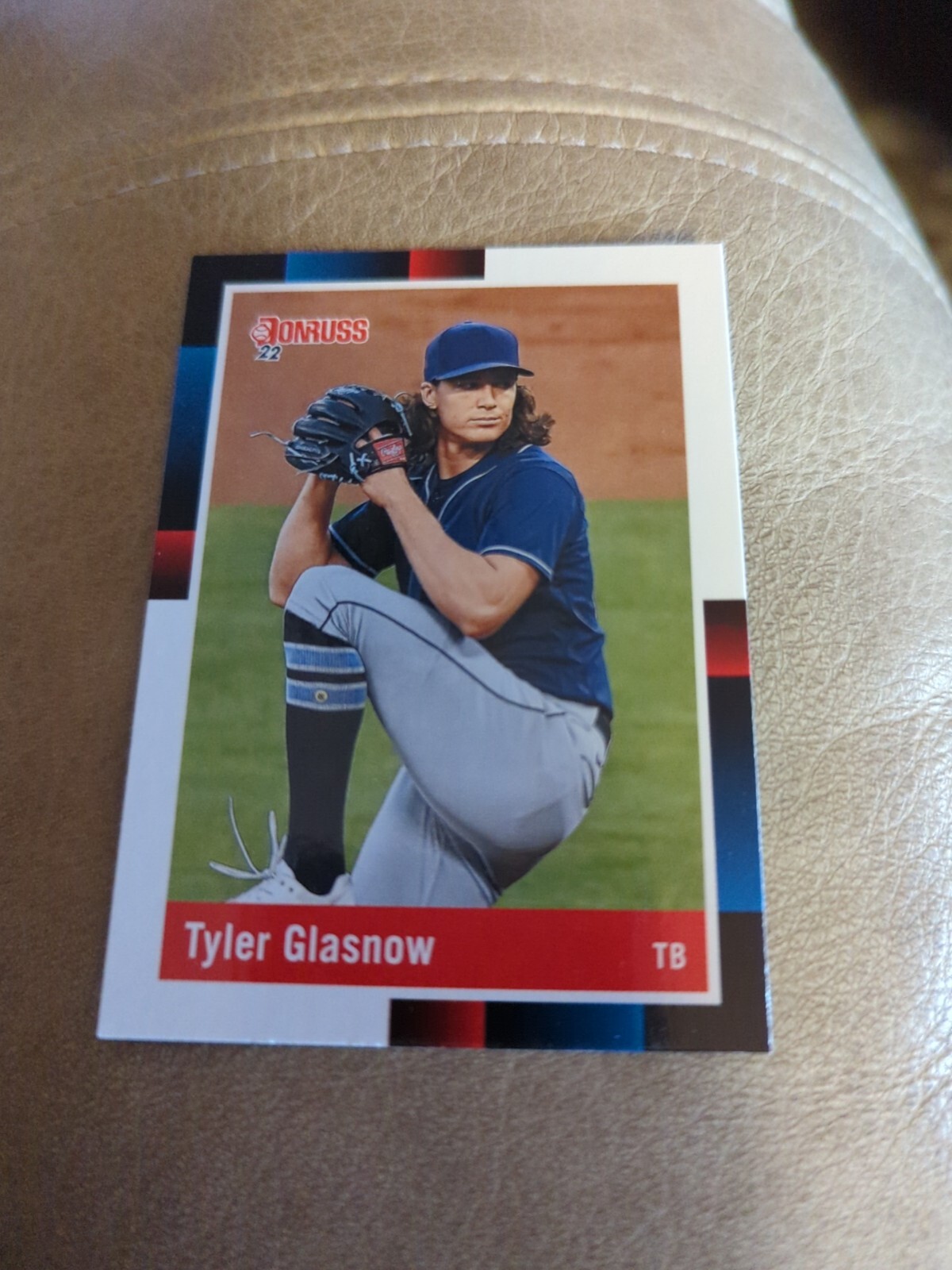 2022 Donruss #257 TYLER GLASNOW Tampa Bay Rays