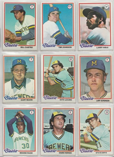 1978 Topps Baseball "You Pick Your Team Set" Ex-Mint/Near Mint/Mint Condition - Picture 20 of 91