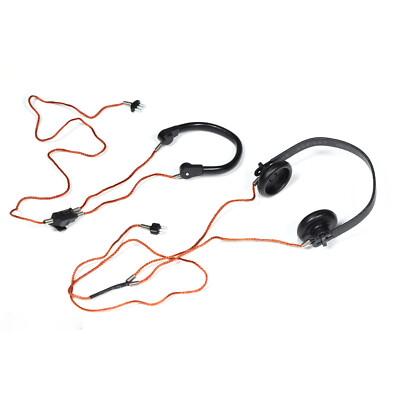 Headset and Throat Mic for DID D80176 WWII German Panzer Commander 1/6th  12